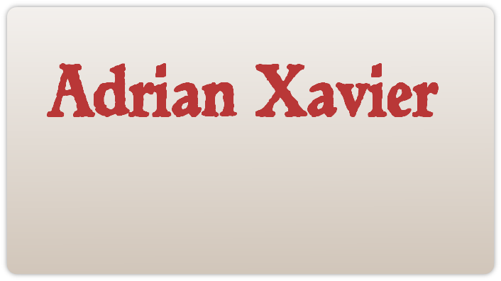 Adrian Xavier